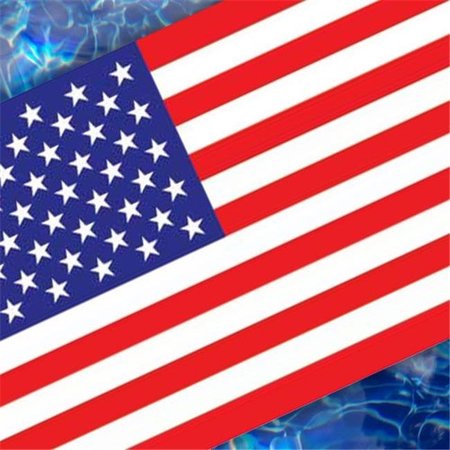 POOLMATS American Flag Pool Emblem 59 inches 67B00-00073_American 67B00-00073